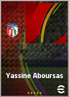 Yassine Aboursas eFootball 2026 player card, 65 OVR LB
