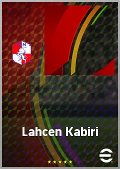 Lahcen Kabiri eFootball 2026 player card, 60 OVR RB