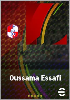 Oussama Essafi eFootball 2026 player card, 66 OVR CF