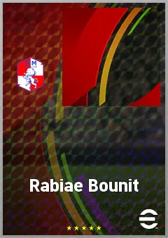 Rabiae Bounit eFootball 2026 player card, 66 OVR CMF