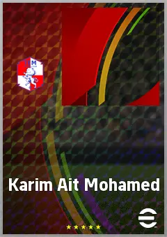 Karim Ait Mohamed eFootball 2026 player card, 61 OVR CMF