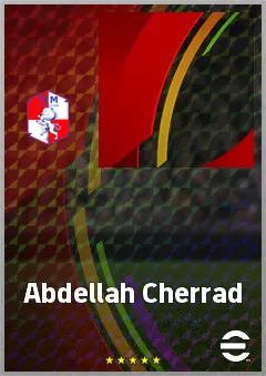 Abdellah Cherrad eFootball 2026 player card, 66 OVR CMF