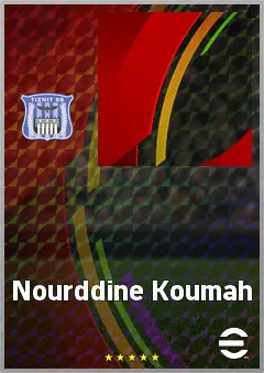 Nourddine Koumah eFootball 2026 player card, 64 OVR DMF