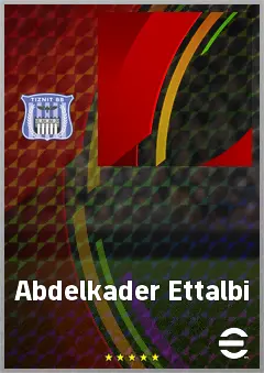 Abdelkader Ettalbi eFootball 2026 player card, 62 OVR SS