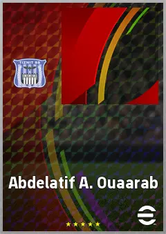Abdelatif A. Ouaarab eFootball 2026 player card, 63 OVR AMF