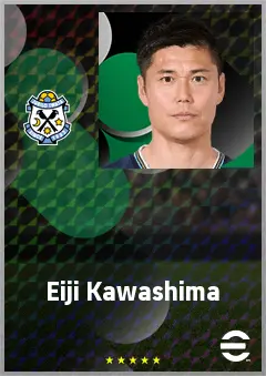 Kawashima Eiji eFootball 2026 player card, 70 OVR GK