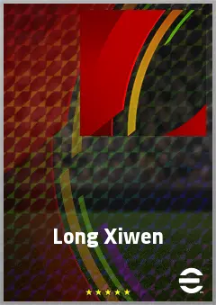 Long Xiwen eFootball 2026 player card, 55 OVR LWF