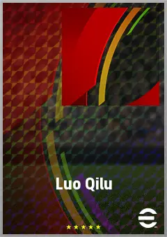 Luo Qilu eFootball 2026 player card, 56 OVR RB