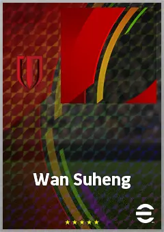 Wan Suheng eFootball 2026 player card, 54 OVR CB