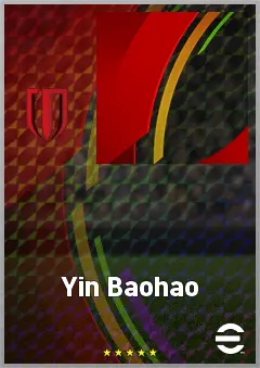 Yin Baohao eFootball 2026 player card, 54 OVR CB
