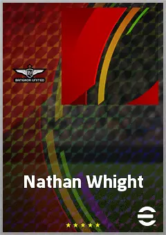 Nathan Whight eFootball 2026 player card, 54 OVR CB