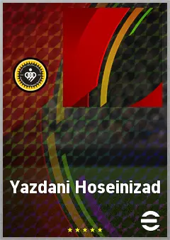 Yazdani Hoseinizad eFootball 2026 player card, 56 OVR RB