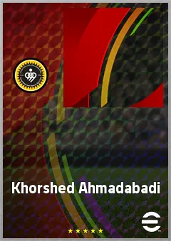Khorshed Ahmadabadi eFootball 2026 player card, 55 OVR LB