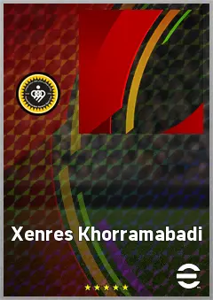 Xenres Khorramabadi eFootball 2026 player card, 54 OVR GK