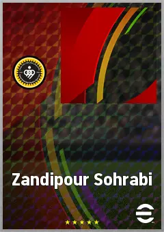 Zandipour Sohrabi eFootball 2026 player card, 56 OVR RB