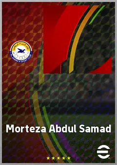 Morteza Abdul Samad eFootball 2026 player card, 57 OVR LMF