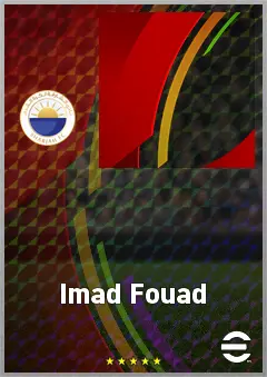 Imad Fouad eFootball 2026 player card, 54 OVR CB