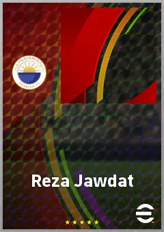Reza Jawdat eFootball 2026 player card, 55 OVR LWF