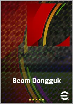 Beom Dongguk eFootball 2026 player card, 58 OVR AMF