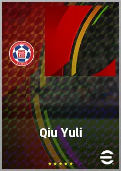 Qiu Yuli eFootball 2026 player card, 54 OVR GK