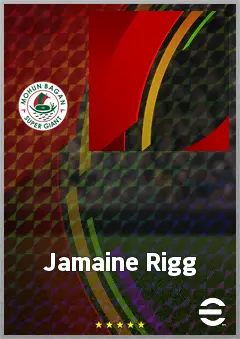 Jamaine Rigg eFootball 2026 player card, 56 OVR CF