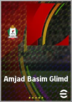 Amjad Basim Glimd eFootball 2026 player card, 56 OVR GK