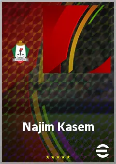 Najim Kasem eFootball 2026 player card, 53 OVR CB