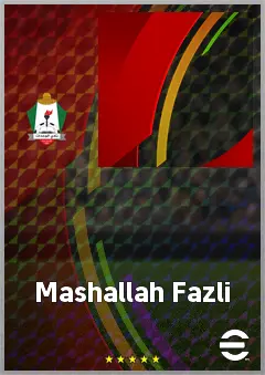 Mashallah Fazli eFootball 2026 player card, 54 OVR CB