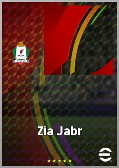 Zia Jabr eFootball 2026 player card, 55 OVR CF