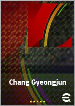 Chang Gyeongjun eFootball 2026 player card, 56 OVR CF