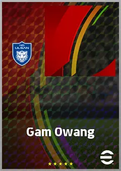 Gam Owang eFootball 2026 player card, 57 OVR LMF