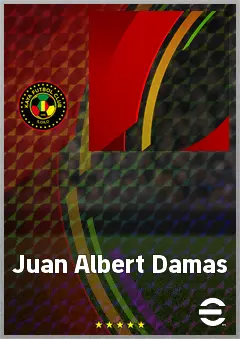 Juan Albert Damas eFootball 2026 player card, 56 OVR DMF