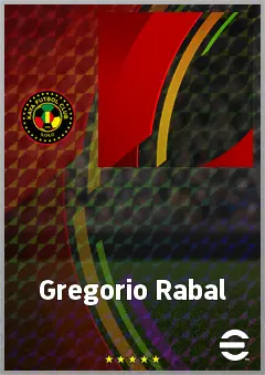 Gregorio Rabal eFootball 2026 player card, 54 OVR CB