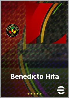 Benedicto Hita eFootball 2026 player card, 57 OVR LMF