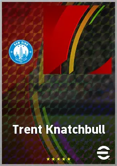 Trent Knatchbull eFootball 2026 player card, 53 OVR CB