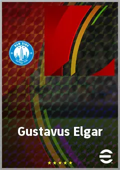 Gustavus Elgar eFootball 2026 player card, 56 OVR DMF
