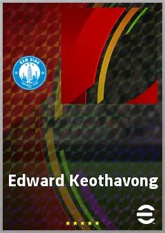 Edward Keothavong eFootball 2026 player card, 54 OVR GK