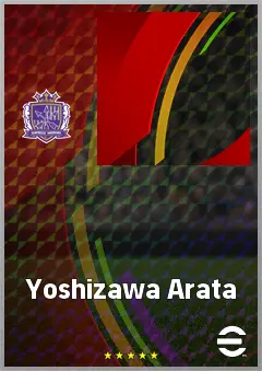 Yoshizawa Arata eFootball 2026 player card, 56 OVR CF
