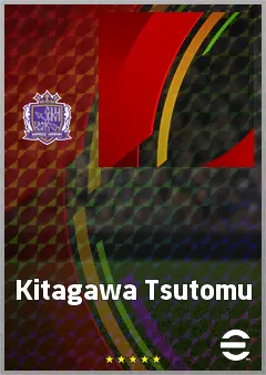 Kitagawa Tsutomu eFootball 2026 player card, 60 OVR DMF