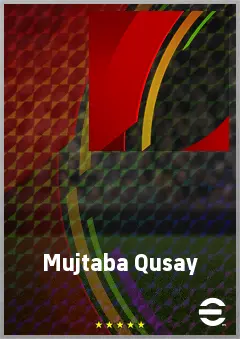 Mujtaba Qusay eFootball 2026 player card, 56 OVR RB