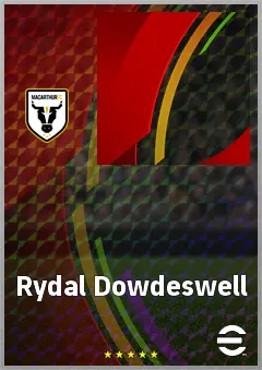 Rydal Dowdeswell eFootball 2026 player card, 58 OVR AMF