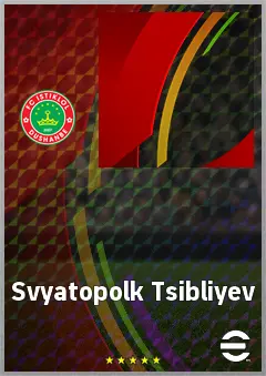 Svyatopolk Tsibliyev eFootball 2026 player card, 58 OVR CB