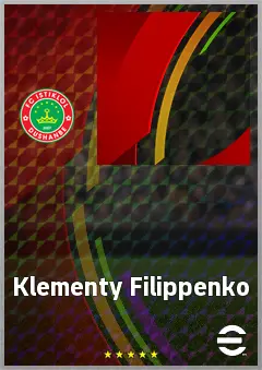 Klementy Filippenko eFootball 2026 player card, 56 OVR RB