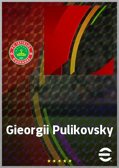 Gieorgii Pulikovsky eFootball 2026 player card, 59 OVR CF