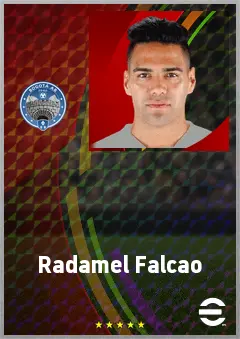 Radamel Falcao eFootball 2026 player card, 73 OVR CF