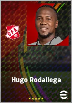 Hugo Rodallega eFootball 2026 player card, 74 OVR CF