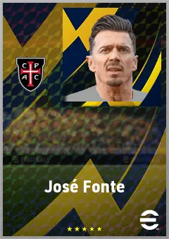 José Fonte eFootball 2026 player card, 71 OVR CB