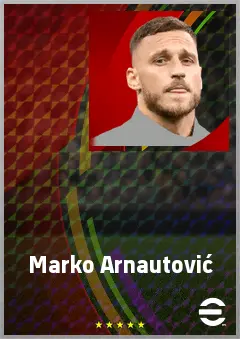 Marko Arnautović eFootball 2026 player card, 75 OVR CF