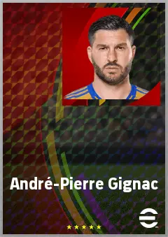 André-Pierre Gignac eFootball 2026 player card, 74 OVR CF