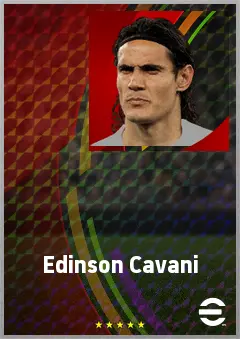 Edinson Cavani eFootball 2026 player card, 73 OVR CF